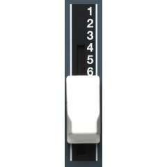 Nord Bouton Fader Blanc (Drawbar) Section orgue - Vue 2